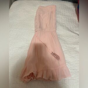 NWOT-Kiwi Pink Ruffled Romper, Small